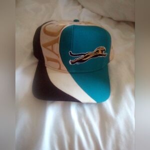 A extremely rare Banned Logo Jacksonville Jaguars hat fitted Eastsport